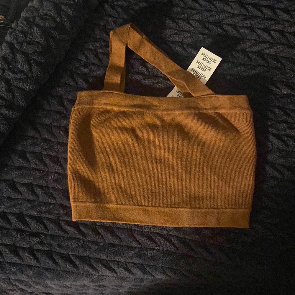 Urban Outfitters Brown Crop Top
